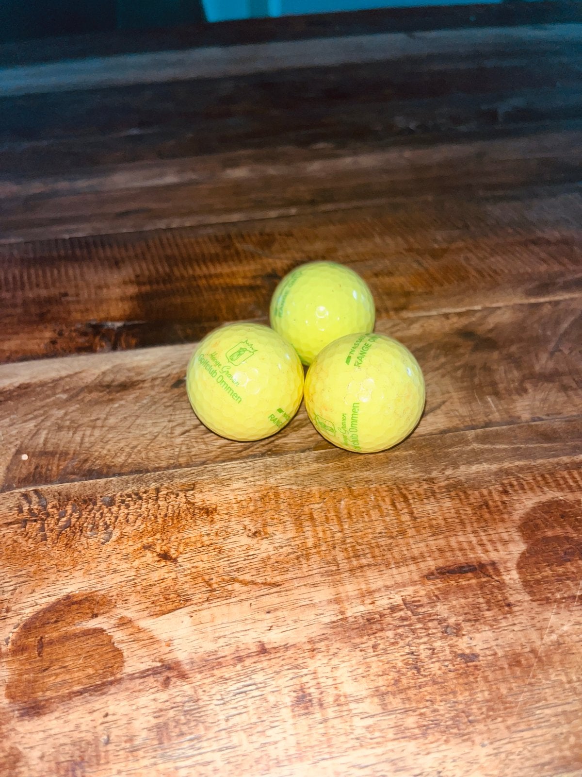 Nassau Golfballen - Geel (Gebruikt), Sport en Fitness, Ophalen, Zo goed als nieuw, Bal(len), Overige merken