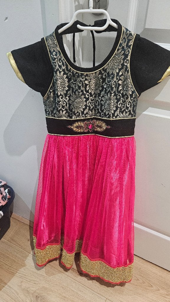 Feestjurk Meisjes (Indiase Stijl), Ophalen, Gebruikt, Maat 116