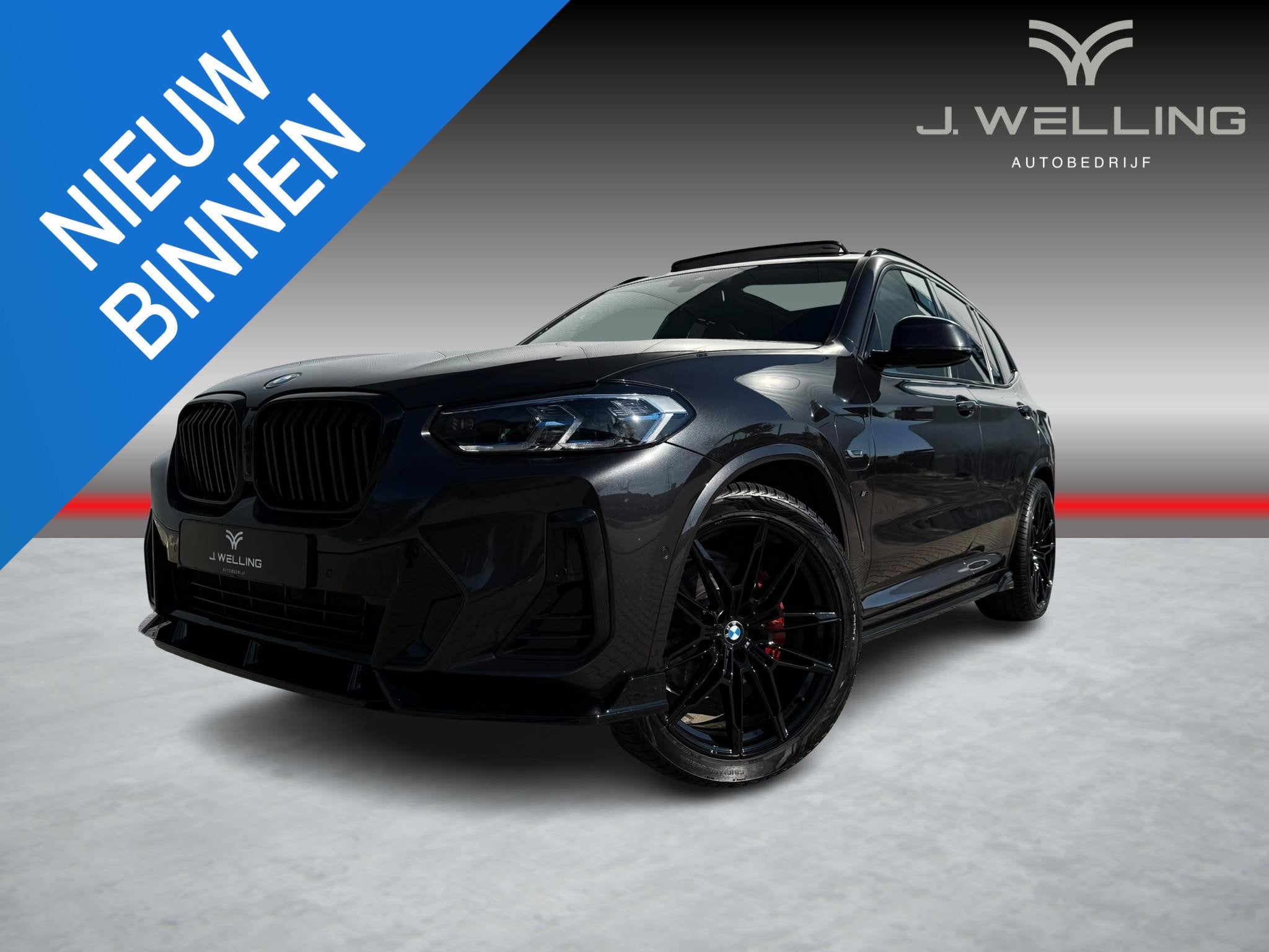 BMW X3 xDrive30e M-sport Pano HUD Tr.hk 21 inch Maxton, Auto's, 1998 cc, Gebruikt, 4 cilinders, 2000 kg