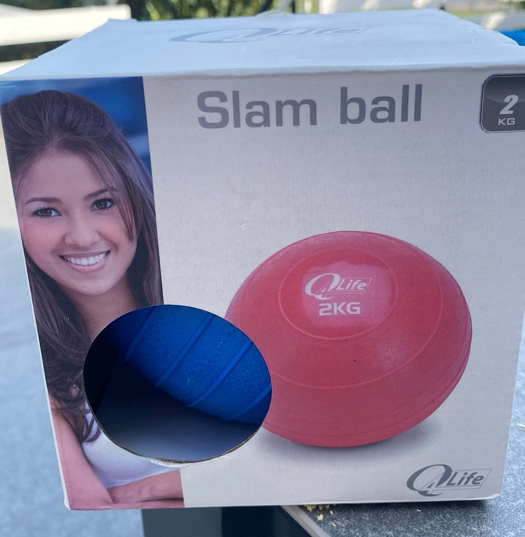 QLife Slam ball van 2 kilo,, Ophalen of Verzenden, Zo goed als nieuw