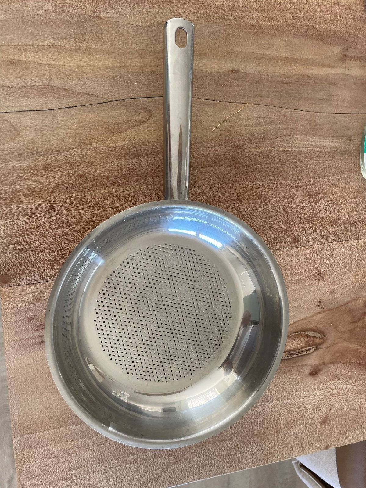 RVS Koekenpan met geperforeerde bodem - SOJA, Koekenpan, Gebruikt, Ophalen of Verzenden, Rvs