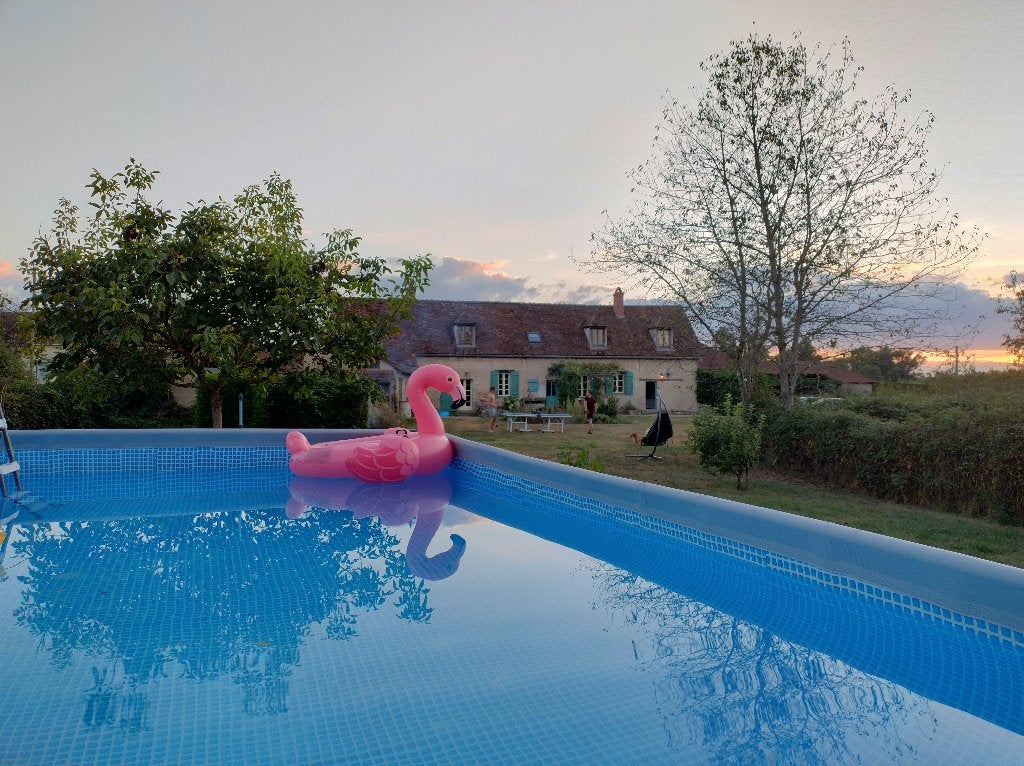 LAST MINUTE week 28+29 Familiehuis 9 persoons zwembad, 4 of meer slaapkamers, Bourgogne, 9 personen, In bos