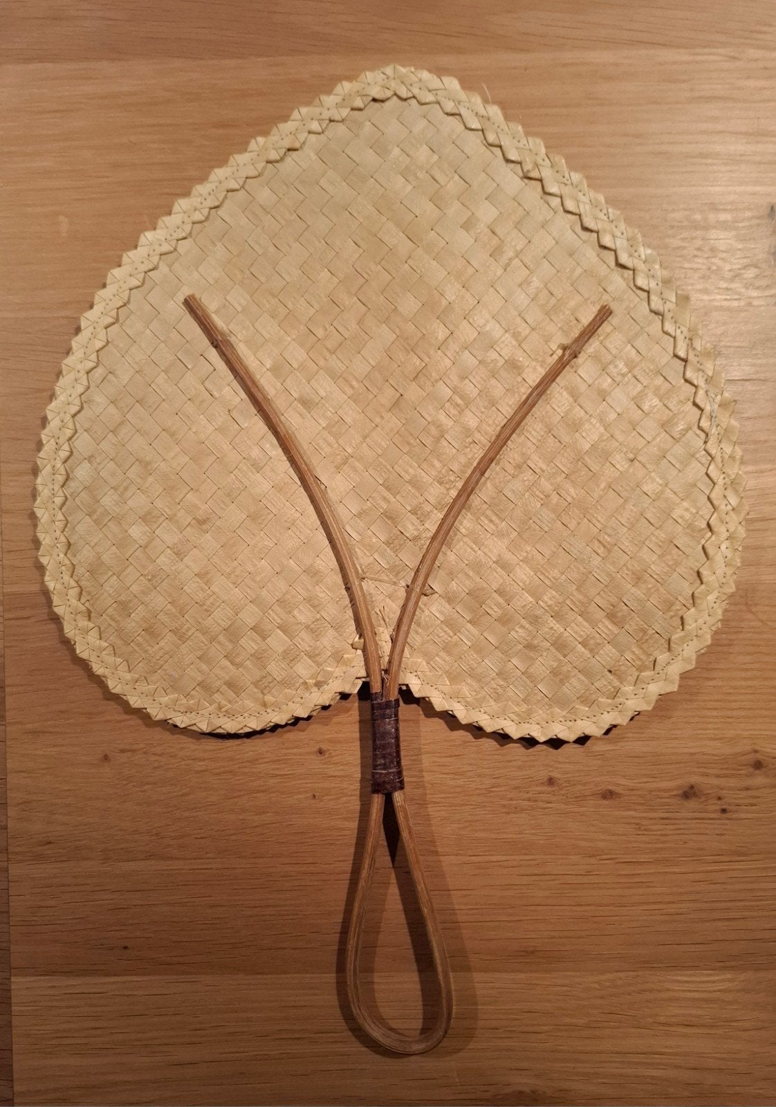 Waaier (Filipijnen), Huis en Inrichting, Ophalen of Verzenden, Zo goed als nieuw, Natuurlijk materiaal