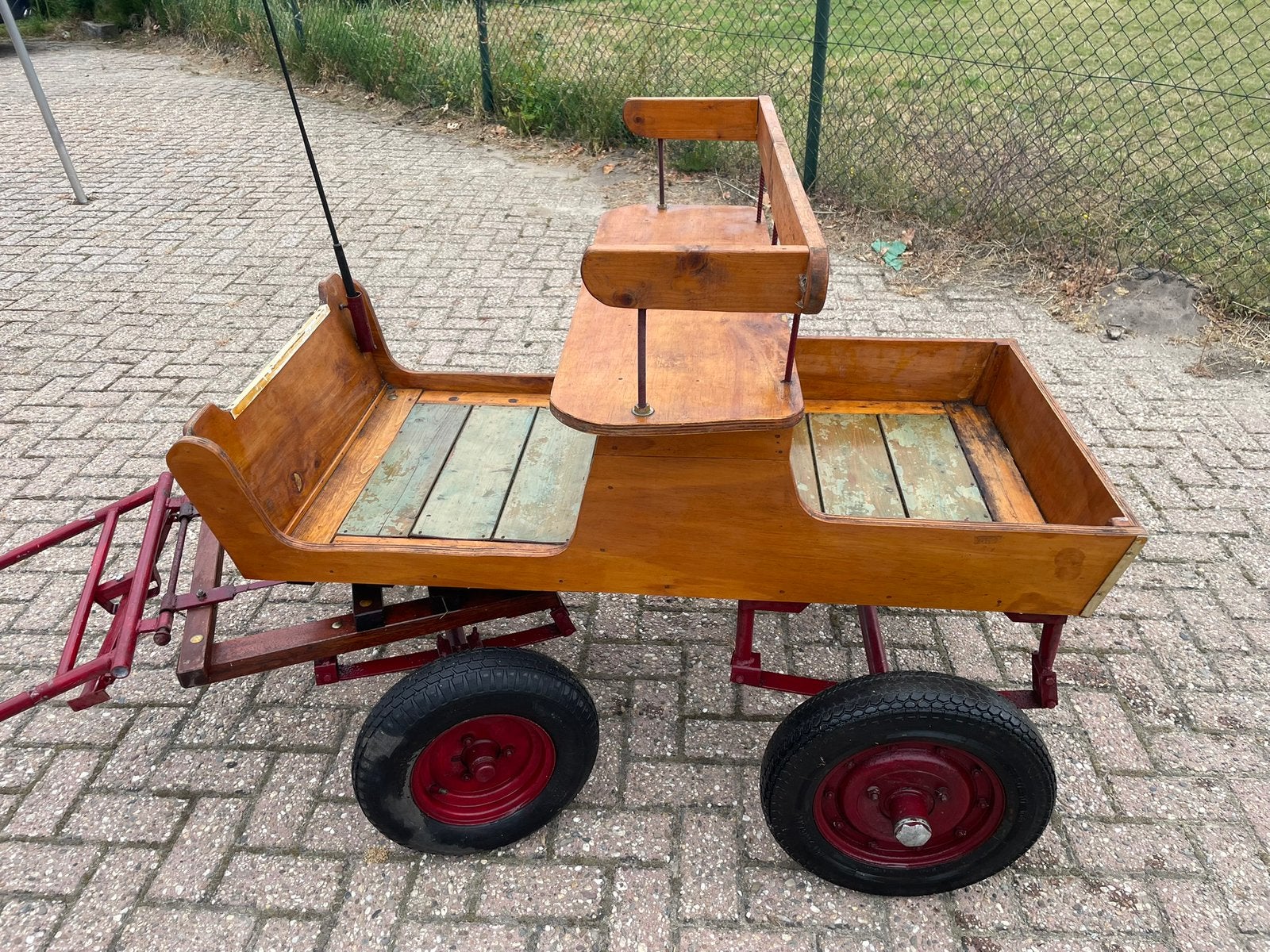 Menwagen mini shetlander, Zo goed als nieuw, Pony