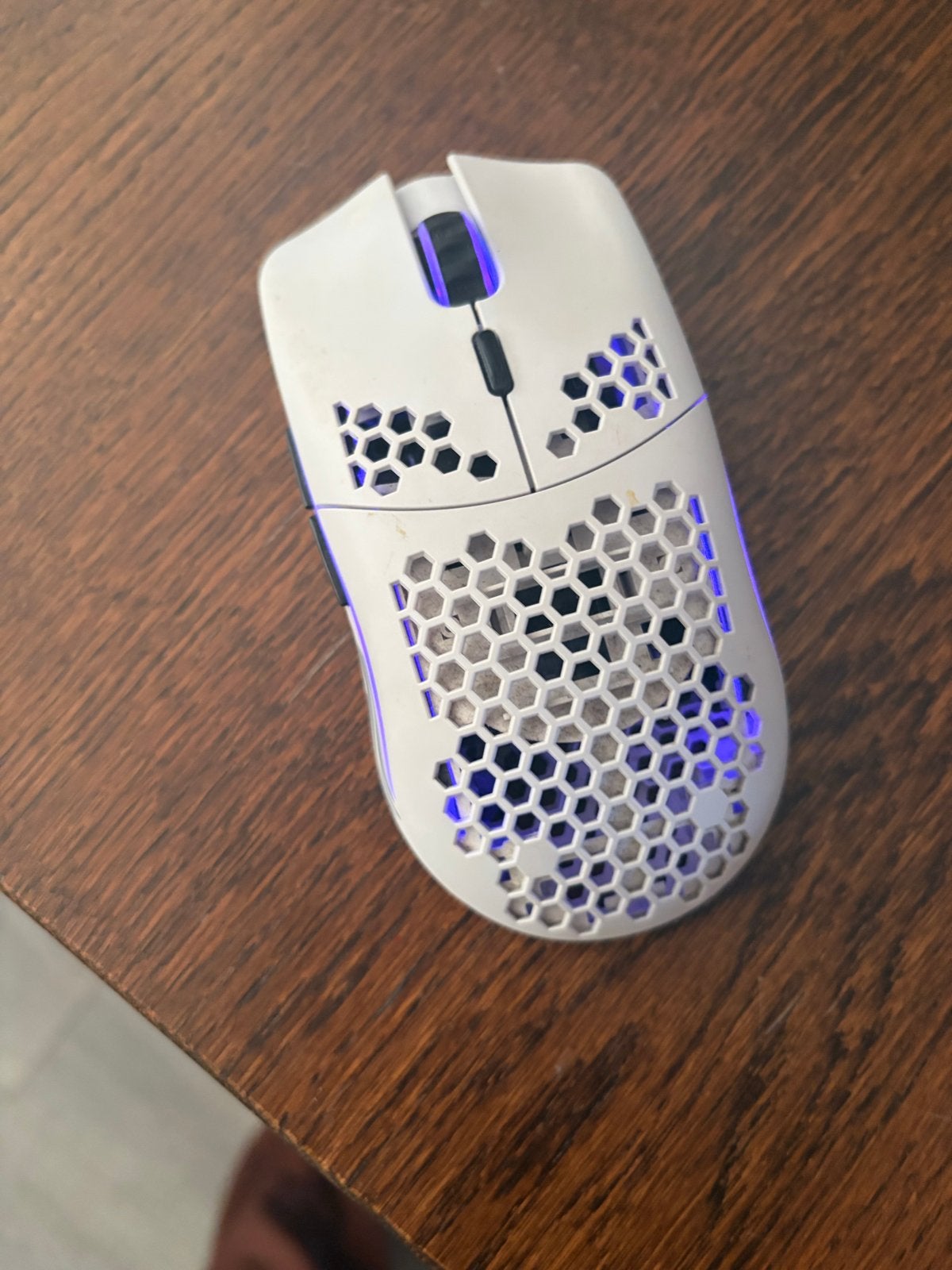 Glorious Model O Wireless Gaming Muis - Wit, Computers en Software, Muizen, Ophalen, Rechtshandig, Muis, Gebruikt