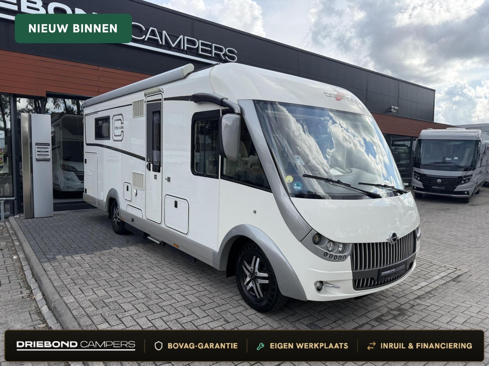 Carthago Chic C-LINE I 5.0 QB Queensbed Hefbed EP-Level Zonn, Airbags, 7 tot 8 meter, Bedrijf, Diesel