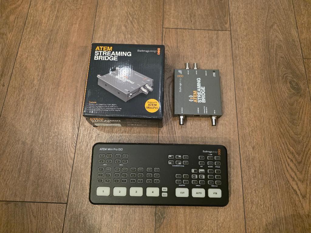 Atem Mini Pro ISO + Atem Streaming Bridge., Ophalen of Verzenden, Zo goed als nieuw, Video