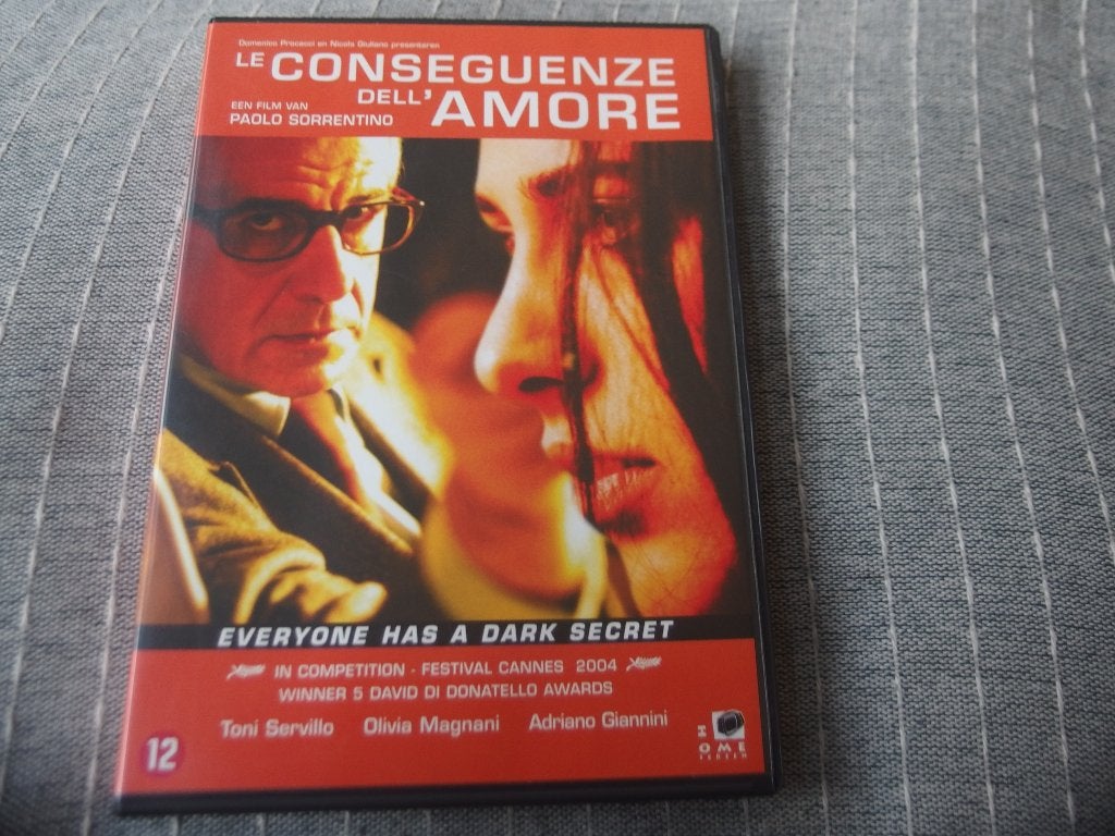 Le Conseguenze dell' Amore DVD 2004 Sorentino, Servillo, Drama, Alle leeftijden, Breedbeeld, Zo goed als nieuw