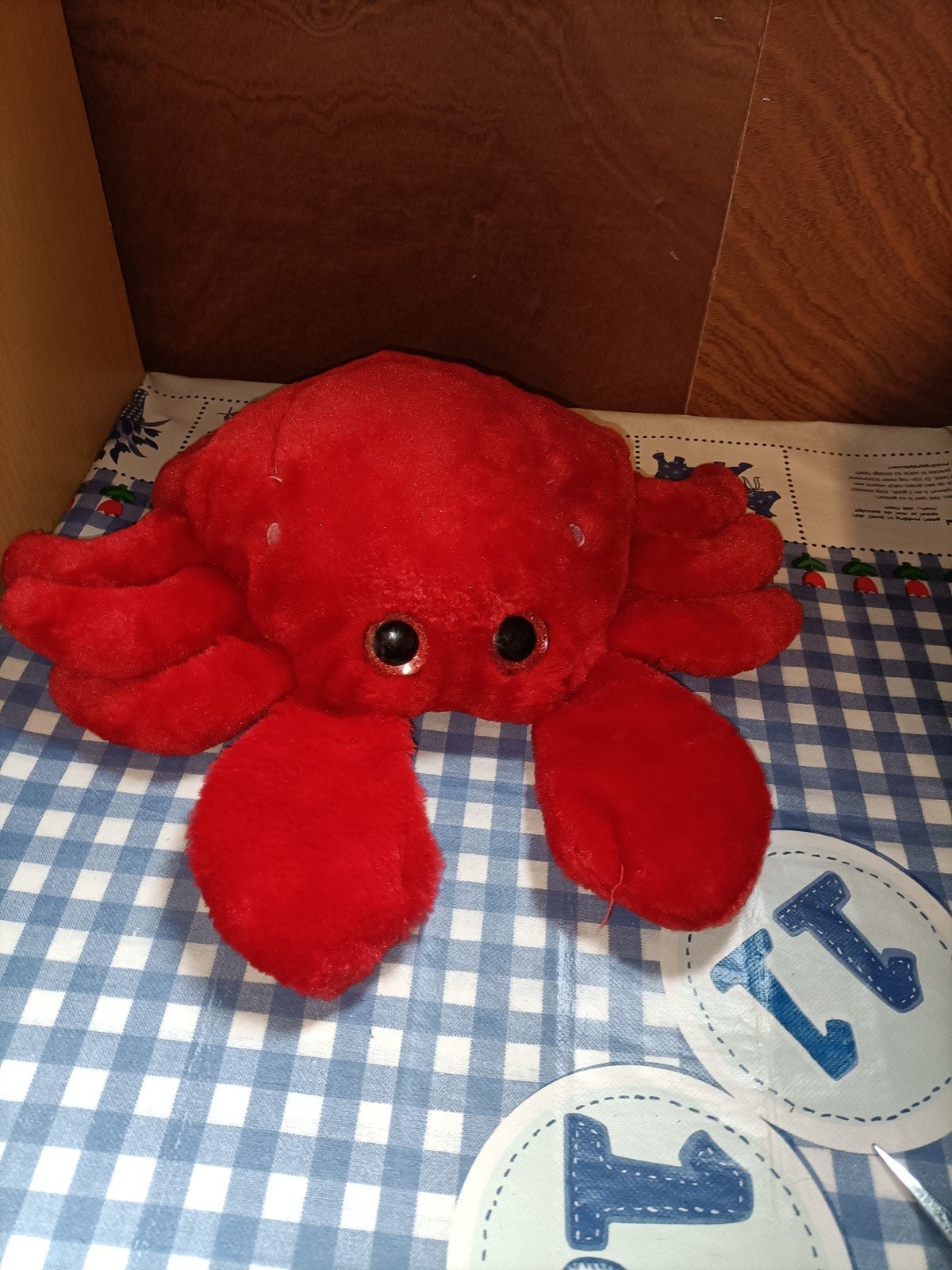 Krab knuffel rood De. Car2, Ophalen of Verzenden, Zo goed als nieuw, Overige typen