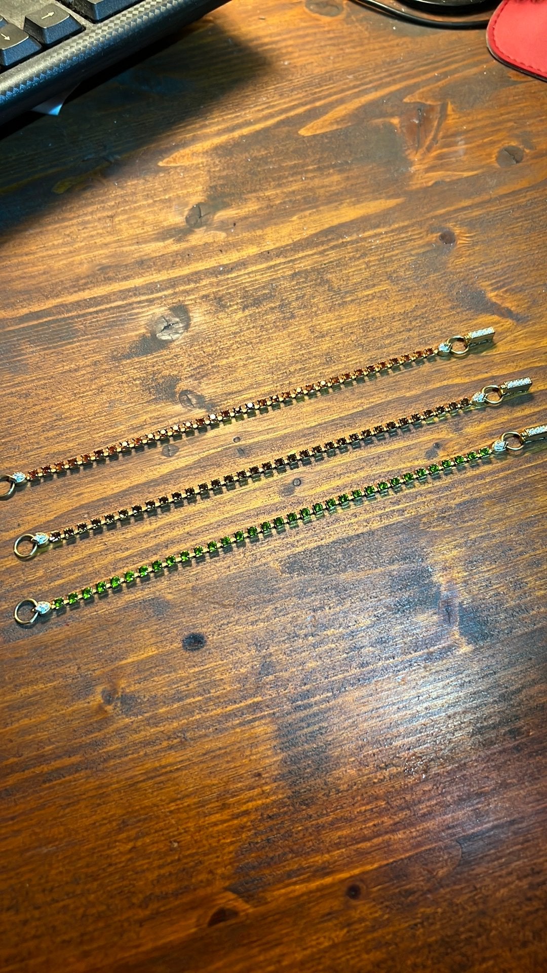Vinted, originele Swarovski tennisarmbanden, Ophalen of Verzenden, Gebruikt, Sieraad of Horloge