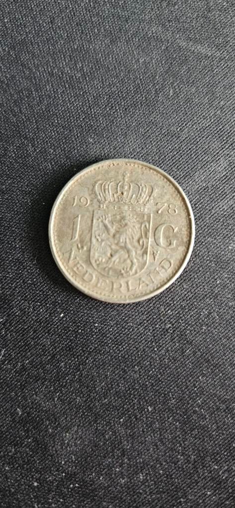 1 Gulden Juliana 1978, Postzegels en Munten, Munten | Nederland, Ophalen of Verzenden, Koningin Juliana, 1 gulden, Losse munt