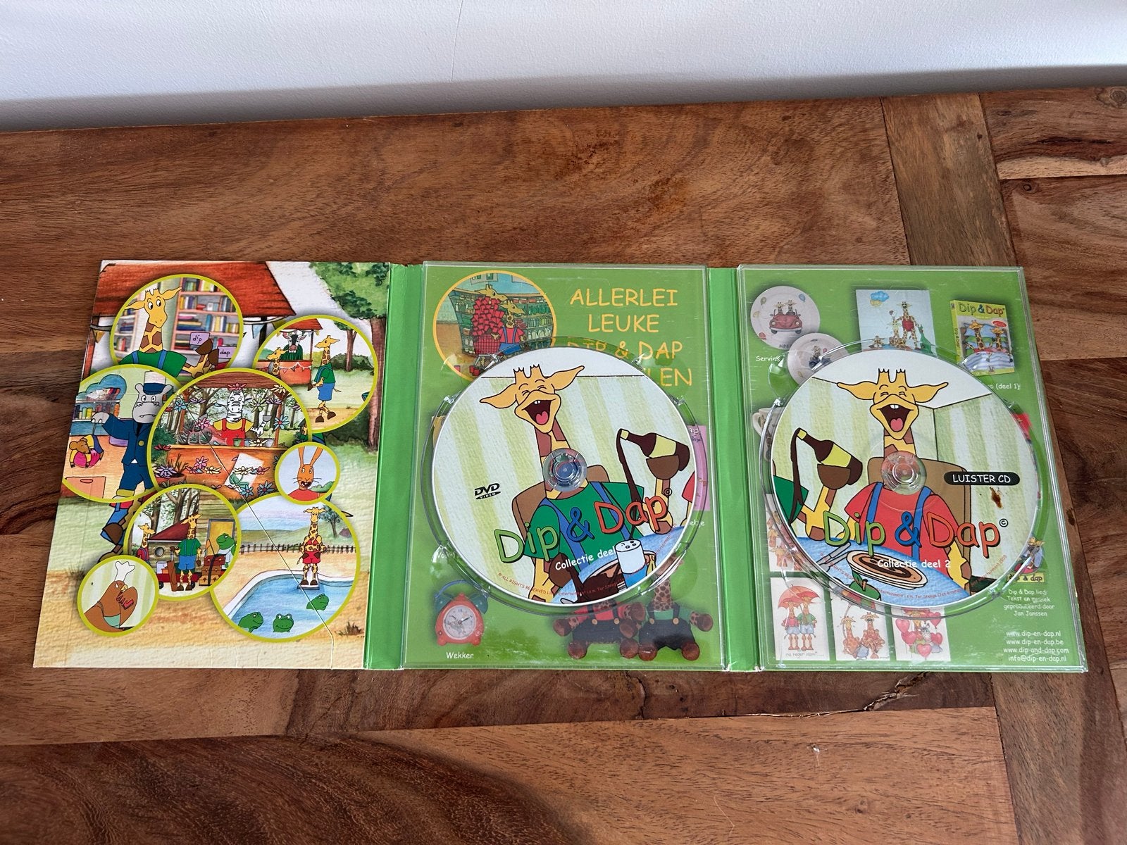 Dip & Dap Collectie deel 2 DVD & Luister CD, Animatie, Verzamelbox, Alle leeftijden, Nederlands