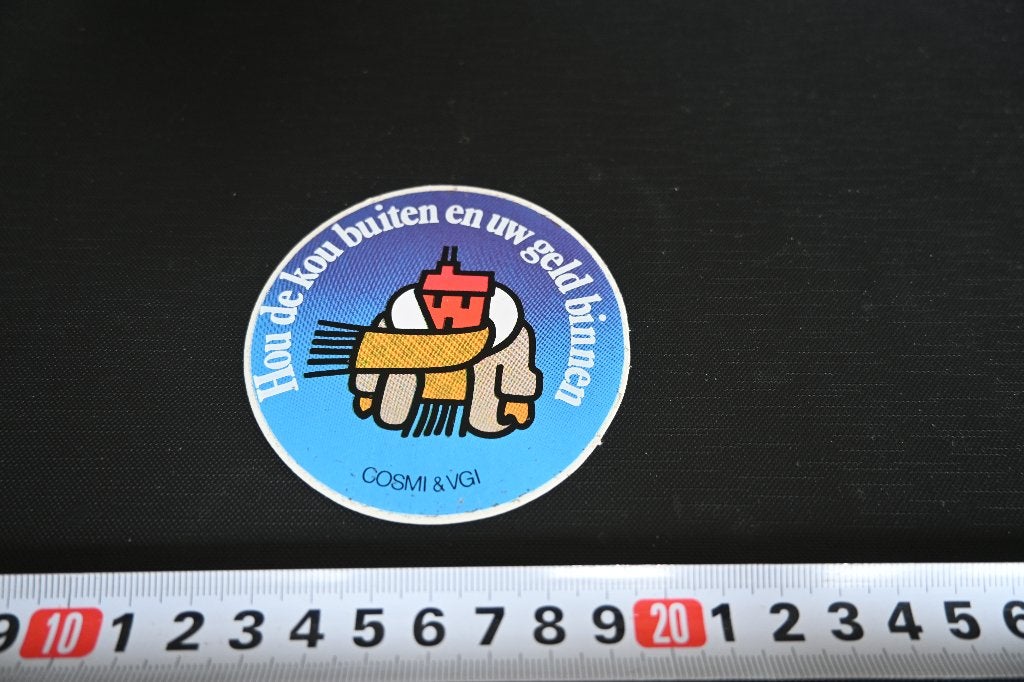 sticker Hou de kou buiten en uw geld binnen COSMI & VGI, Ophalen, Zo goed als nieuw