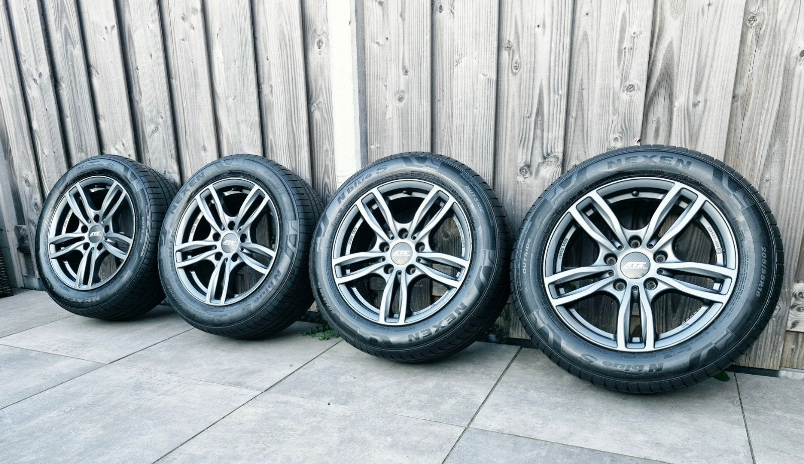 ❗️Unieke ATS 5X120 velgen 16 inch incl zomerbanden, Auto-onderdelen, Ophalen, 16 inch, Banden en Velgen, 205 mm