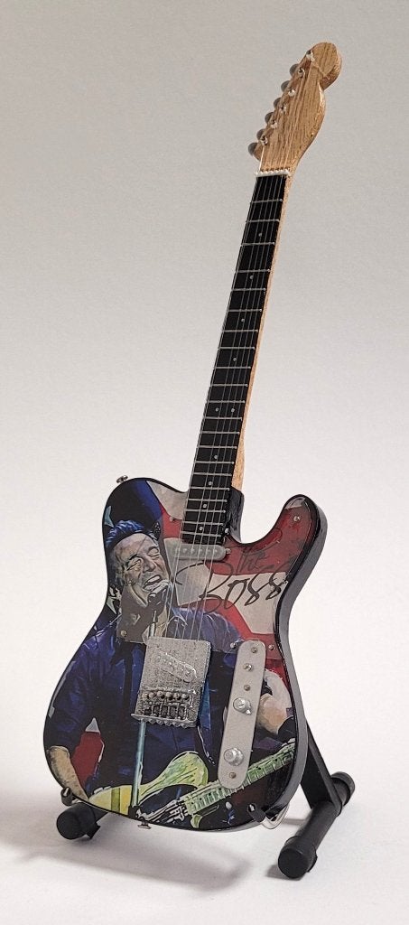 Bruce Springsteen USA miniatuur gitaar 25cm mini guitar deco, Info@deconoord.nl, Deco Noord, Nieuw, Ophalen of Verzenden