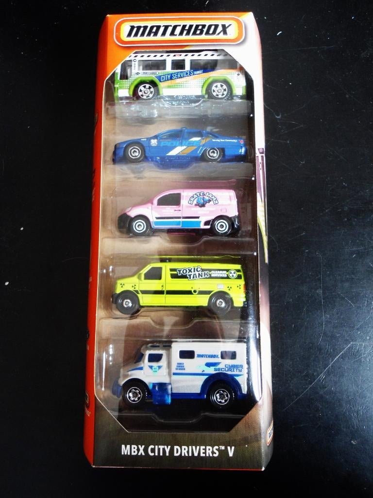 Matchbox 5-pack MBX City Drivers V, Ophalen, Nieuw, Overige typen