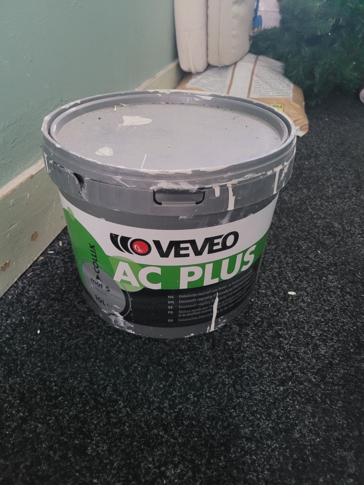 VEVEO AC PLUS Verf - 10L Emulsieverf Wit, Ophalen, Wit
