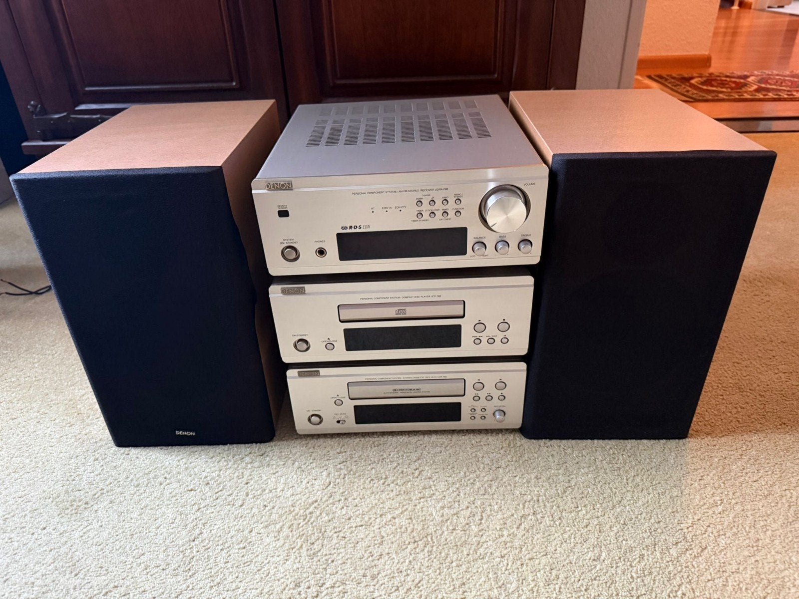 Denon D-F88 complete stereo installatie, Ophalen, Cassettedeck, Denon, Losse componenten