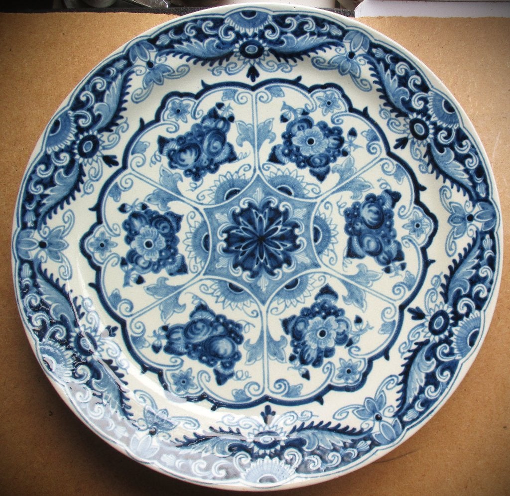 Makkum Koninklijke Tichelaar~Bord~Schaal~Sierschaal, Antiek en Kunst, Ophalen of Verzenden