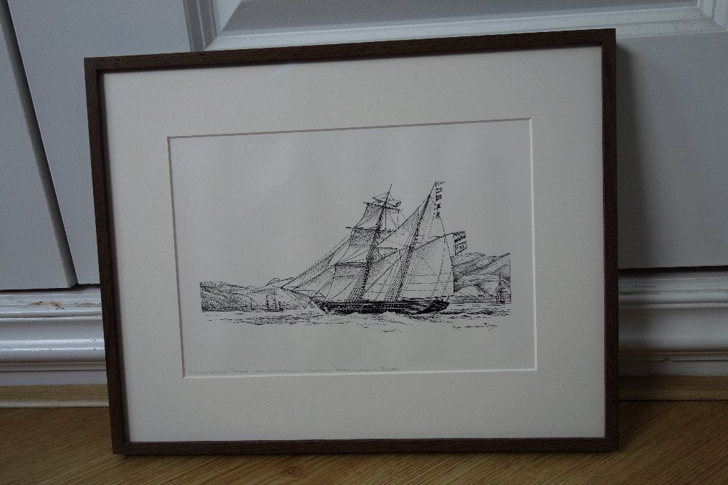 Maritieme ets Ron van den Bos, Ophalen, Dagelijks leven, Ets, 1950 - 1999