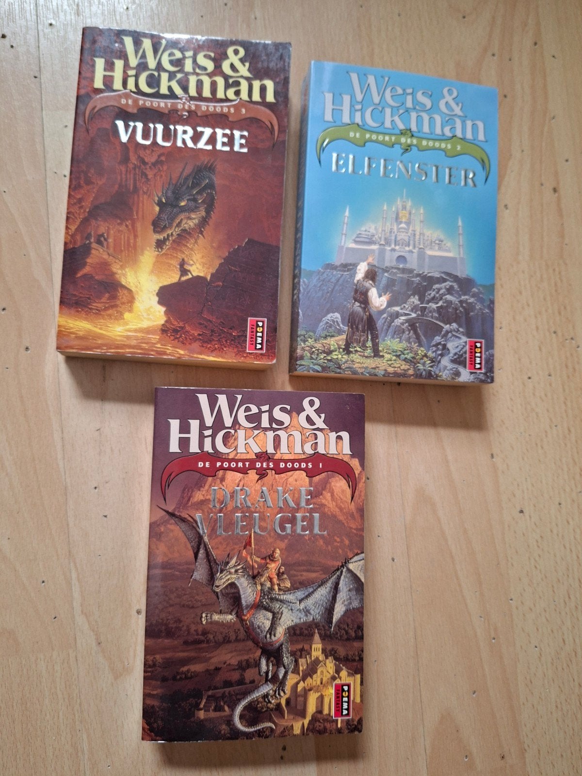 Weis & Hickman - De Poort des Doods (3 boeken), Ophalen of Verzenden, Gelezen, Margaret Weis & Tracy Hickman