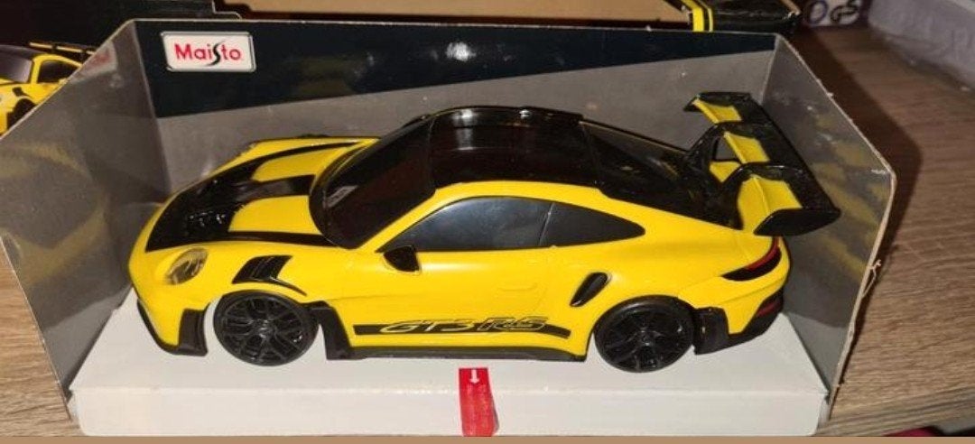 Aanbieding Maisto Motosounds Porsche 911 GT3 met licht/gelui, Ophalen of Verzenden, Nieuw, Auto, Maisto