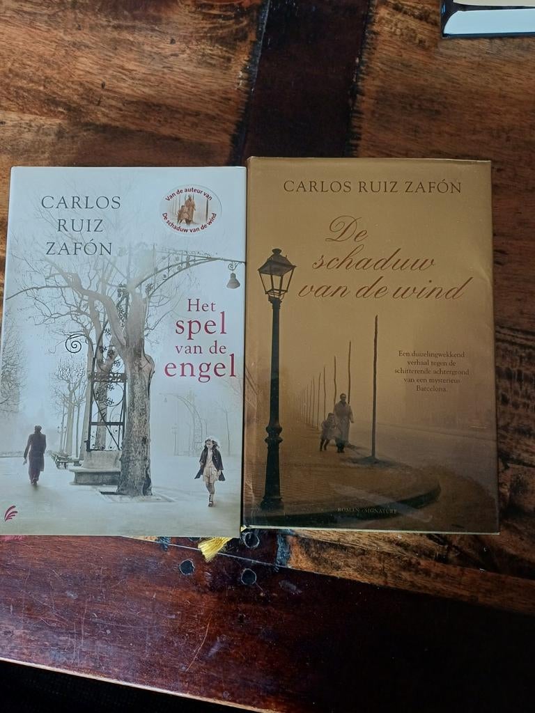 Carlos Ruiz Zafón:Het spel van de engel & De schaduw van de, Boeken, Romans, Gelezen, Europa overig, Ophalen of Verzenden