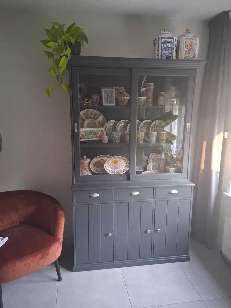 Vitrinekast, Ophalen, Gebruikt, 100 tot 150 cm, 150 tot 200 cm