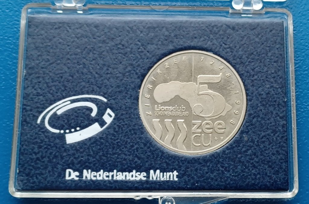 Penning Zierikzee 5 ZeeCu - 1998, Verzenden, Overige materialen, Nederland