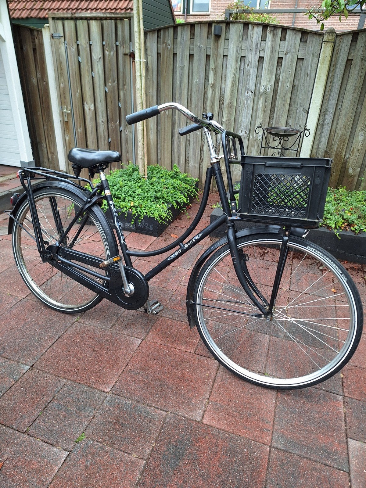 Zwarte Batavus Old Dutch 28 inch - Helemaal goed!, 56 cm of meer, Ophalen, Gebruikt, Batavus
