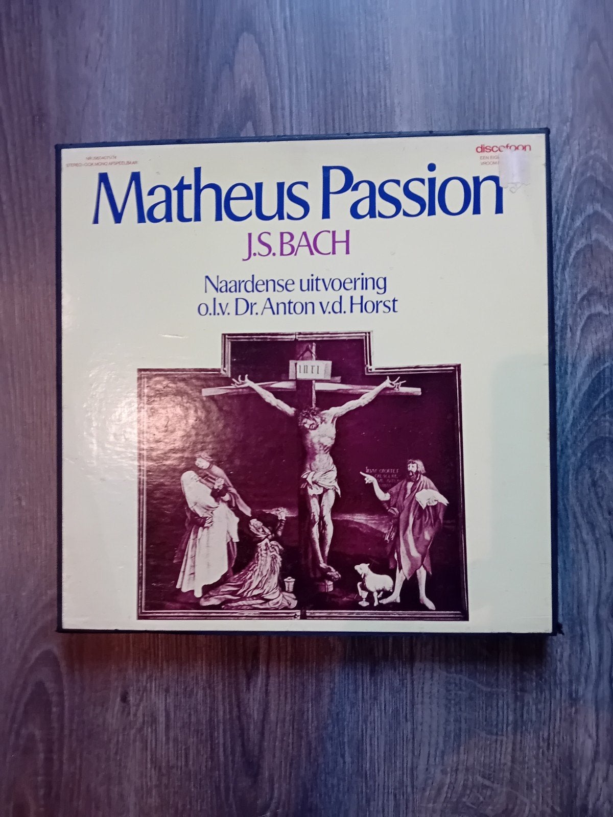 J.S. Bach - Matthäus Passion (Naardense uitvoering), Cd's en Dvd's, Gebruikt, Ophalen of Verzenden, 12 inch, Oratorium