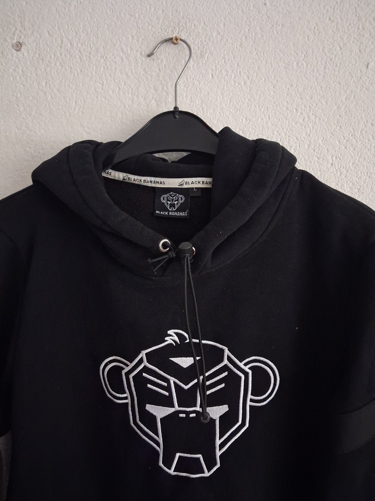 Black Bananas Hoodie Zwart Maat L, Kleding | Heren, Maat 52/54 (L), Zwart, Ophalen of Verzenden, Zo goed als nieuw