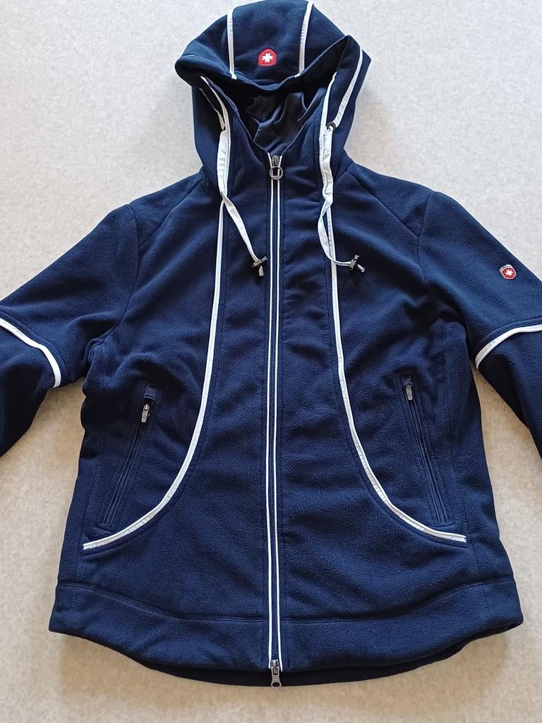 Wellensteyn fleecejack donkerblauw., Kleding | Dames, Wellensteyn, Ophalen of Verzenden, Gedragen, Blauw