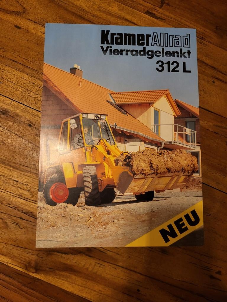 Kramer Allrad 312 L folder, Ophalen of Verzenden, Zo goed als nieuw