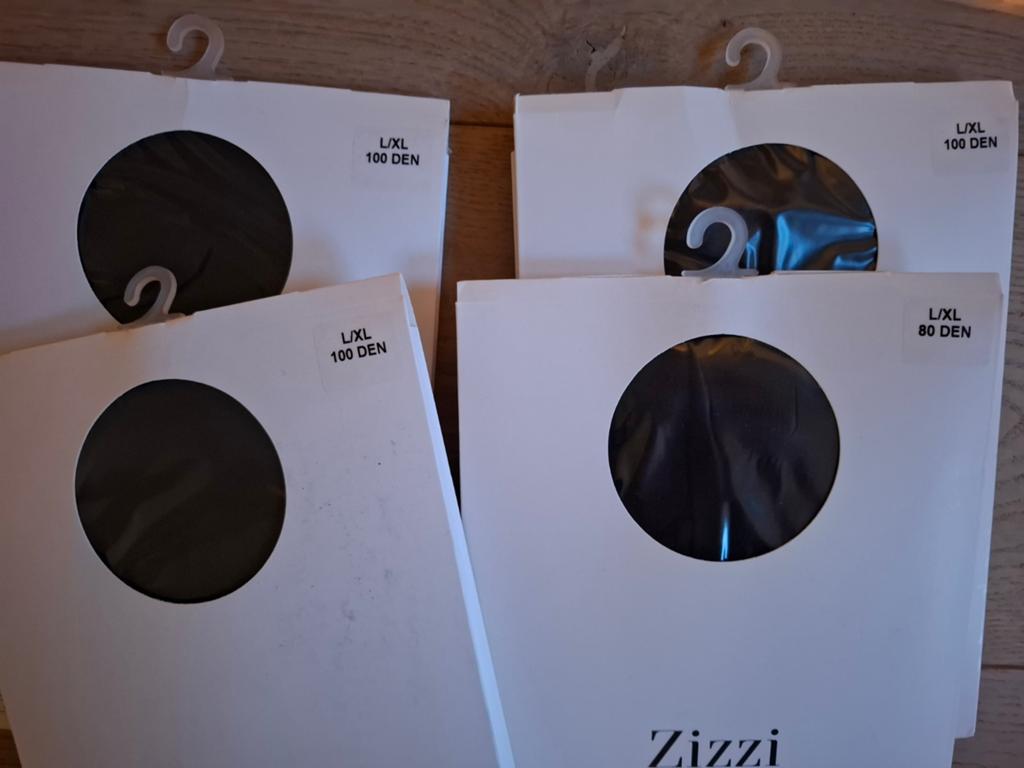 4 Zizzi Panty's L/XL (50-54) 80-100 DEN Zwart - Nieuw, Kleding | Dames, Leggings, Maillots en Panty's, Nieuw, Panty, Maat 48/52 (XL)