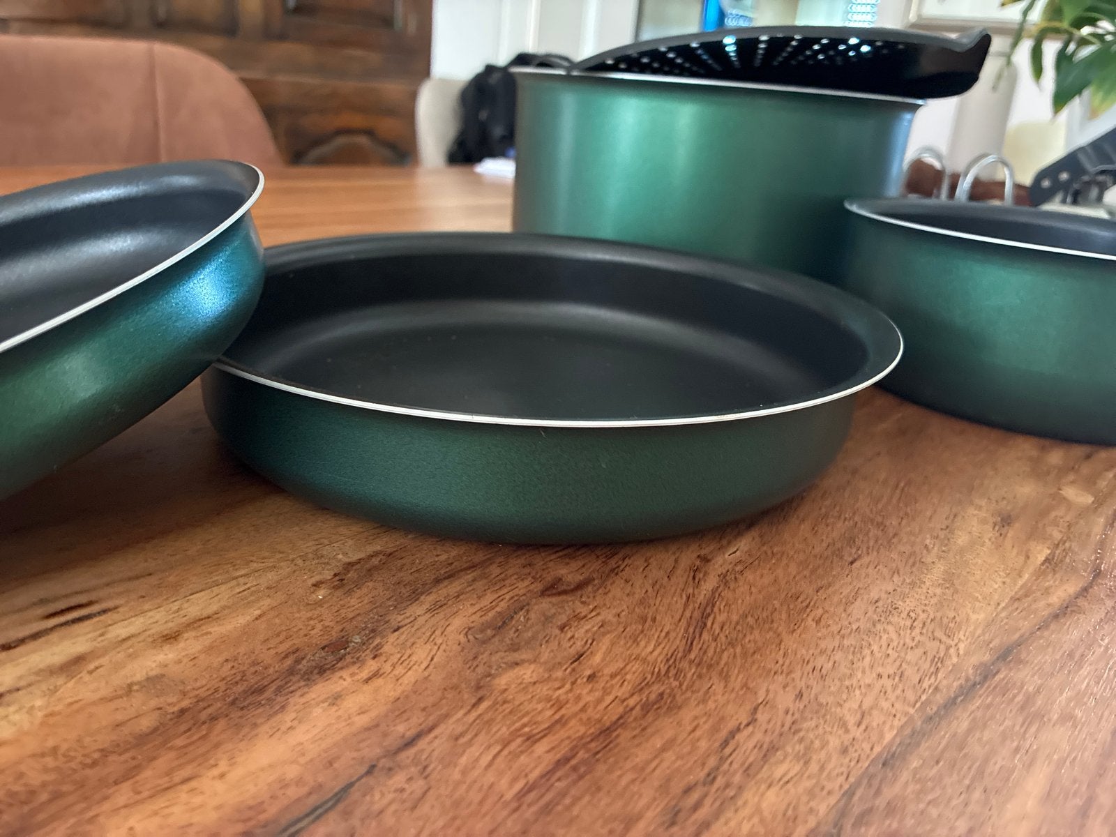 Tefal Pannenset - Compact en compleet, Afgietsysteem, Aluminium, Pannenset, Ophalen of Verzenden