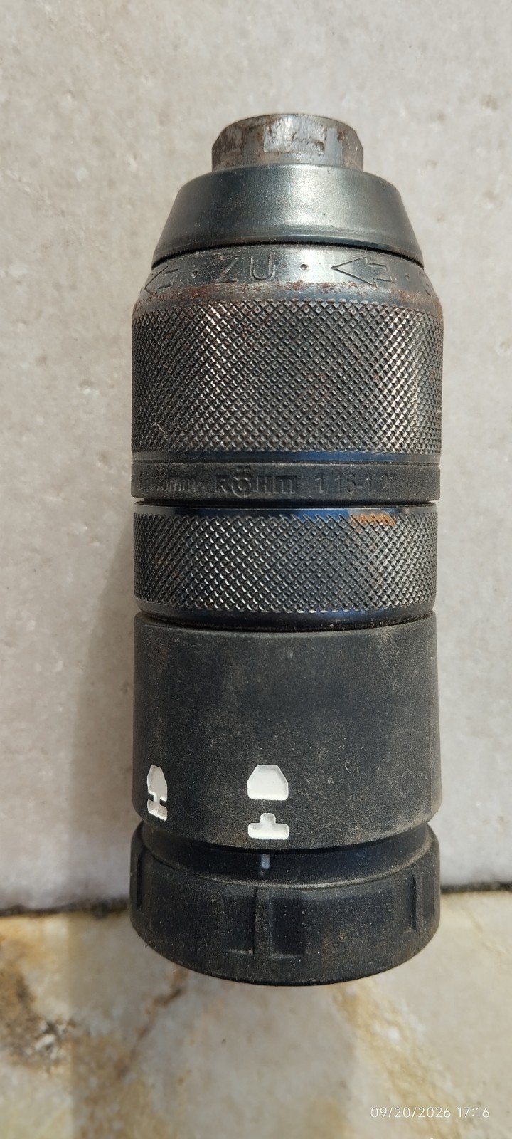 RÖHM Boorkop 1.5-13mm 1/16-1/2", Ophalen of Verzenden, Gebruikt, Boormachine