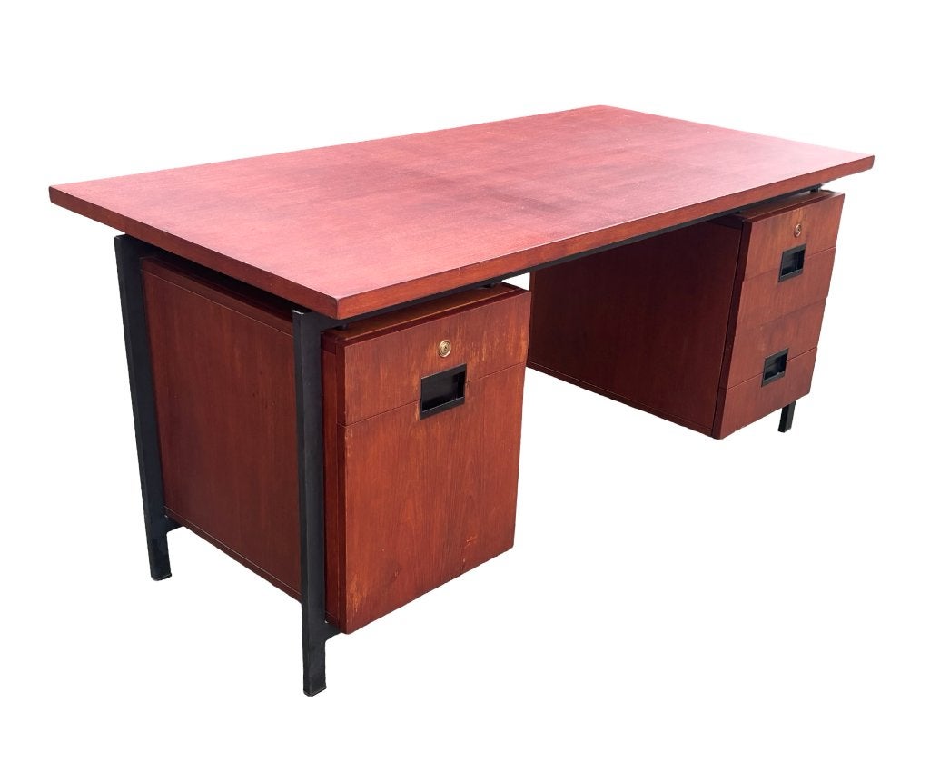Vintage Bureau EU02 Cees Braakman Pastoe Japanse serie 60's, Gebruikt, Pastoe, Ophalen of Verzenden, Pastoe