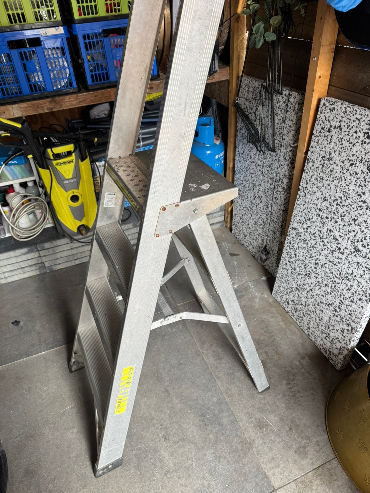 Ladder, Ophalen of Verzenden, Zo goed als nieuw, 4 meter of meer