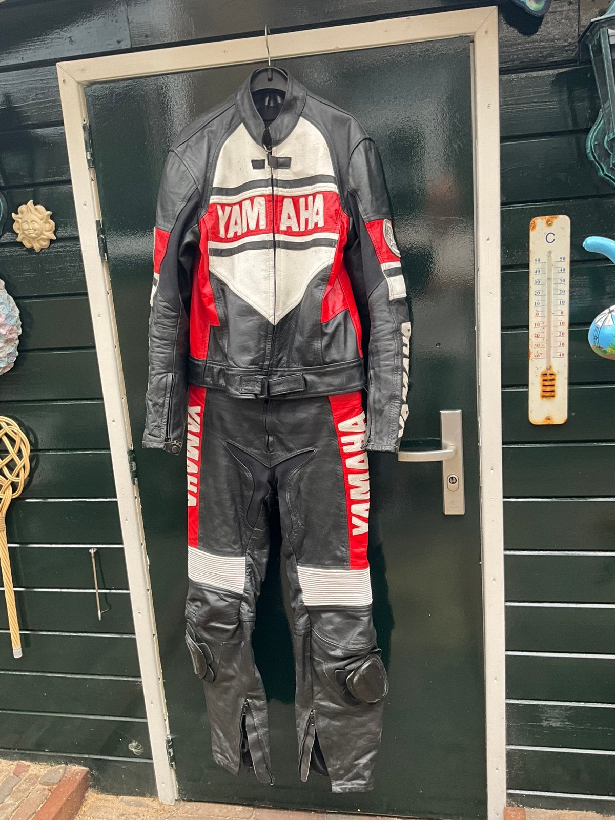 Yamaha tweedelige motoroverall, Ophalen of Verzenden, Tweedehands, Combipak