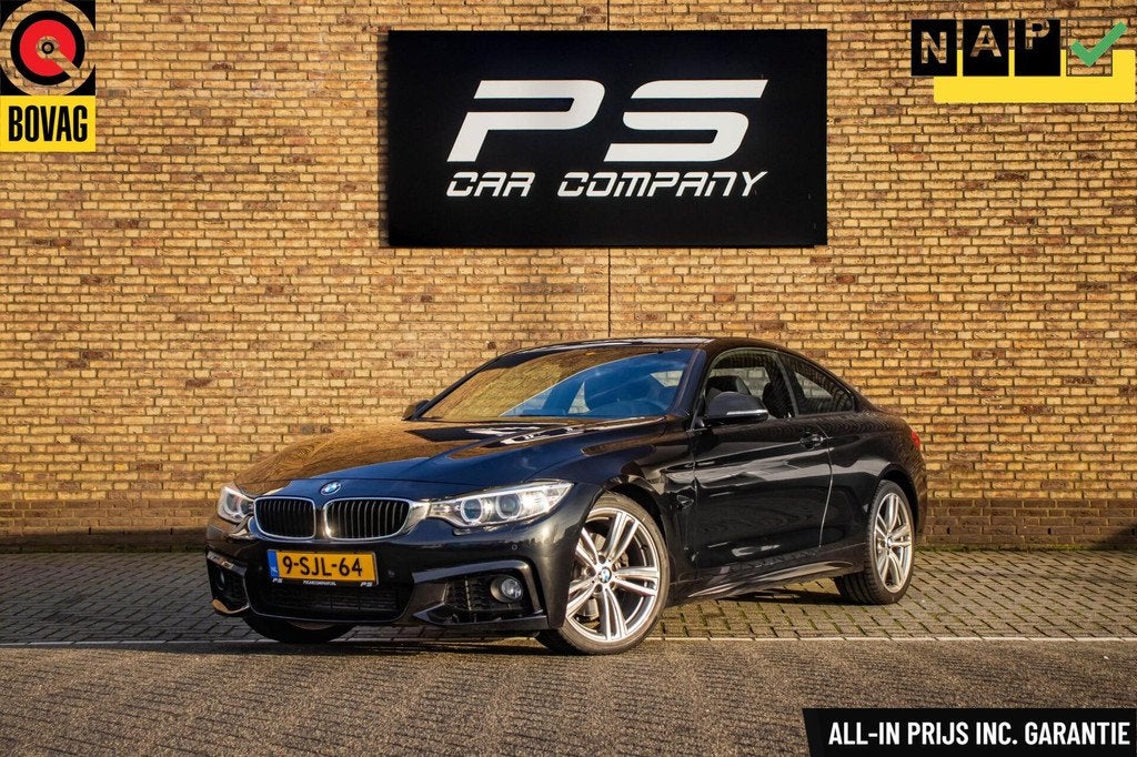 BMW 4-serie Coupé 428i High Executive M-Sport, Origineel NL, Auto's, BMW, Bedrijf, Te koop, 4-Serie, ABS, Airbags, Airconditioning