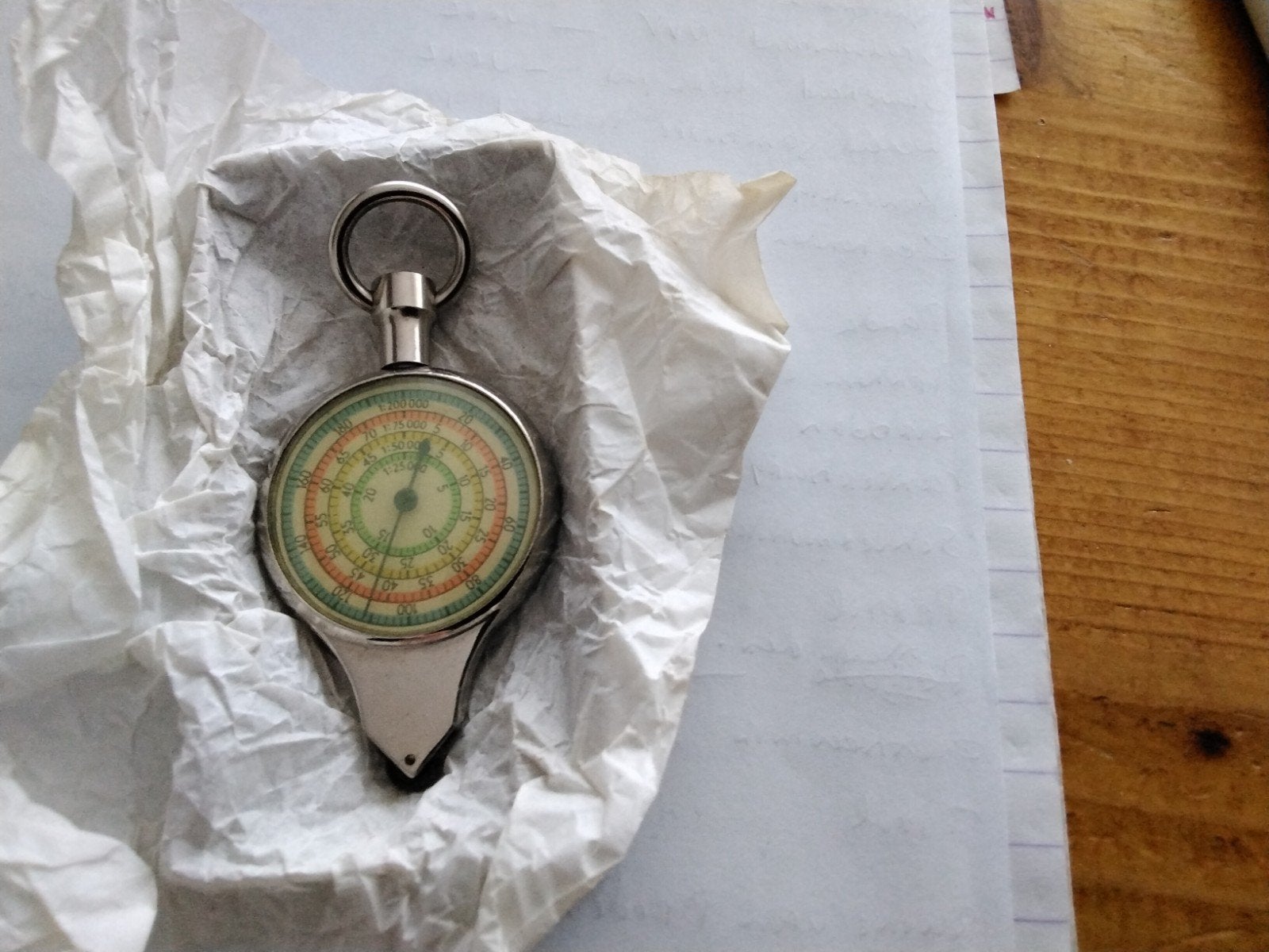 Vintage Kaartmeter / Curvimeter - Nauwkeurig en Draagbaar, Ophalen of Verzenden