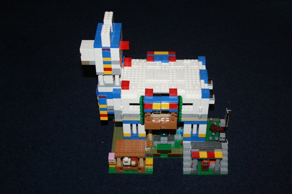 Lego Mincraft Het lamadorp 21188, Gebruikt, Minecraft, Lego, Compleet