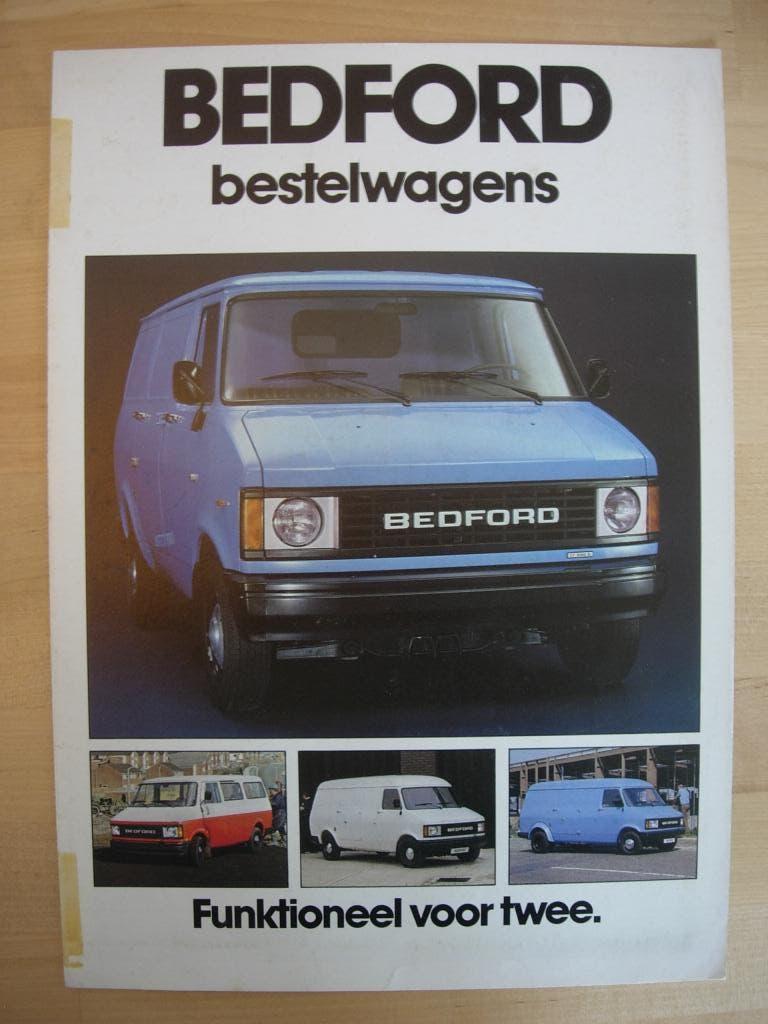 Bedford Bestelwagen Brochure ca 1982 – CF 230 250 280 350, Bedford, Ophalen of Verzenden, Zo goed als nieuw, Overige merken