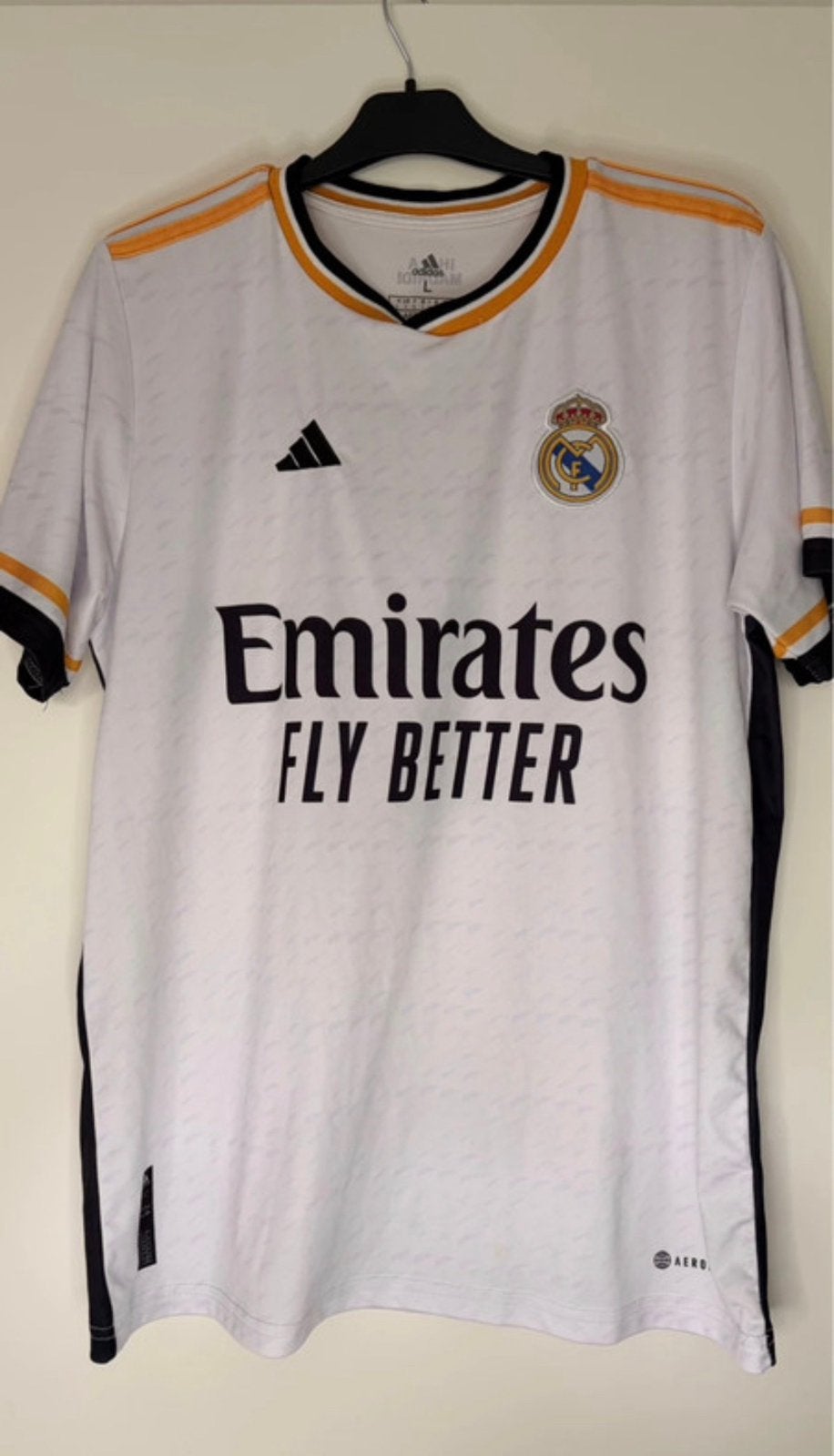 Real Madrid Shirt maat L, Maat L, Verzenden, Zo goed als nieuw, Shirt