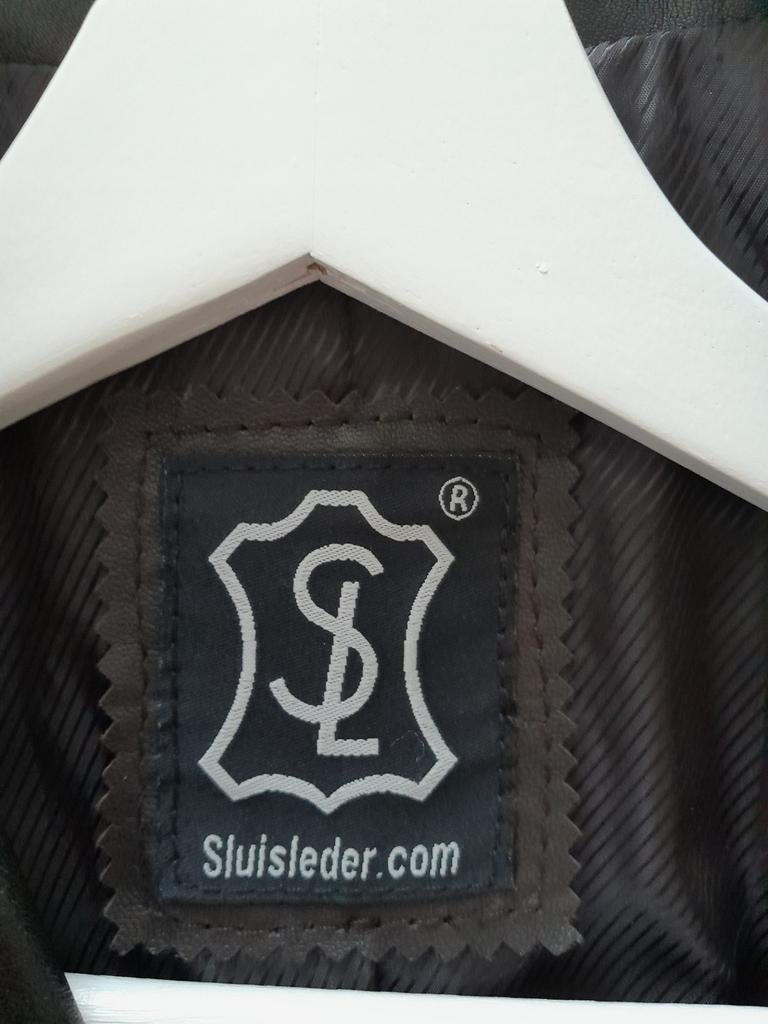 Vintage, leren jasje, donkerbruin, maat 36, Kleding | Dames, Jasjes, Kostuums en Pakken, Bruin, Ophalen of Verzenden, Sluisleder