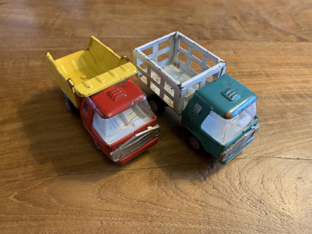 Blikken speelgoed truck Made in Japan, Antiek en Kunst, Antiek | Speelgoed, Ophalen
