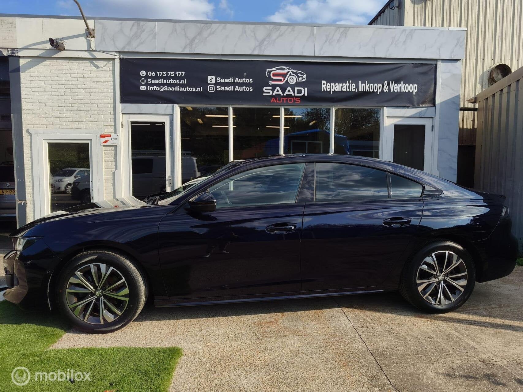 Peugeot 508 1.2 PureTech Allure Pack Business, Auto's, Gebruikt, 1199 cc, Blauw, Origineel Nederlands