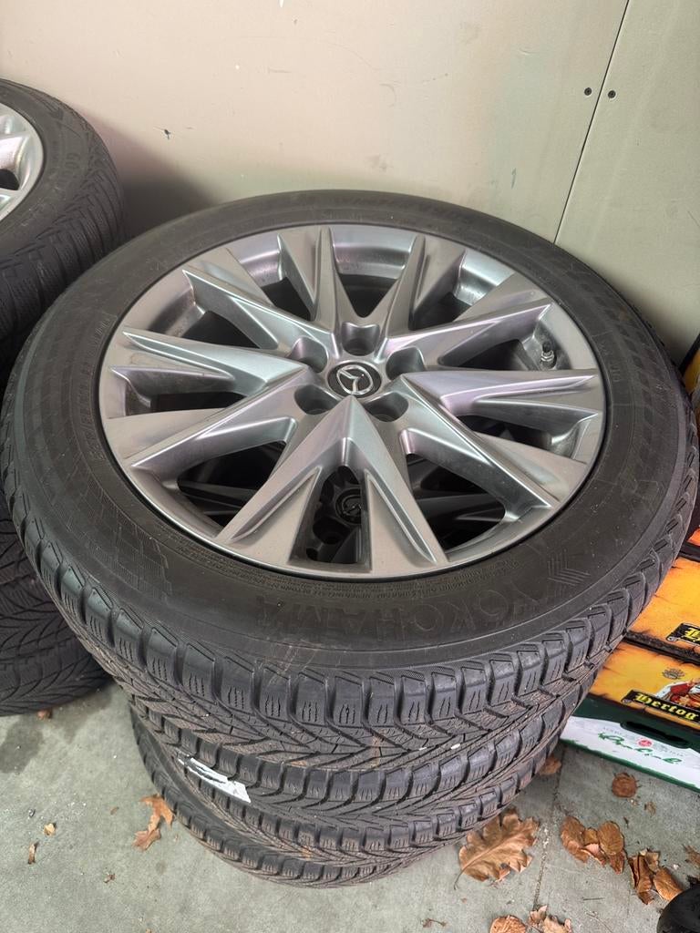 19” origineel Lichtmetaal Mazda CX-5 met winterbanden, Banden en Velgen, Winterbanden, 225 mm, Ophalen