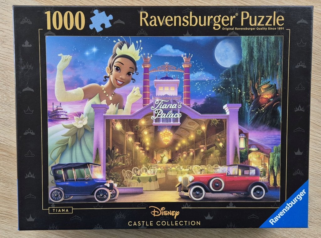 Disney Castle collection Tiana - Ravensburger 1000 stukjes, Ophalen, 500 t/m 1500 stukjes, Zo goed als nieuw, Legpuzzel